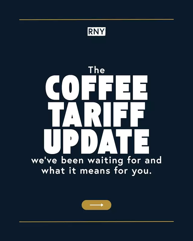 Finally, some positive coffee tariff news!
 
On Friday, November 14th, The White House announced that coffee and tea are now exempt from import tariffs into the United States. This is hopeful news for future coffee prices, but it came with a couple of important exceptions. There will continue to be tariffs on Brazil – Brazil’s tariff will be 40%. 

It has been clarified that India’s tariff will be 0%.
 
Link in bio to read the update and learn what this means for you.